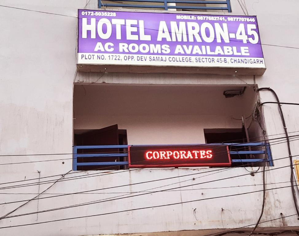 Hotel Amron45 Chandigarh Exterior photo
